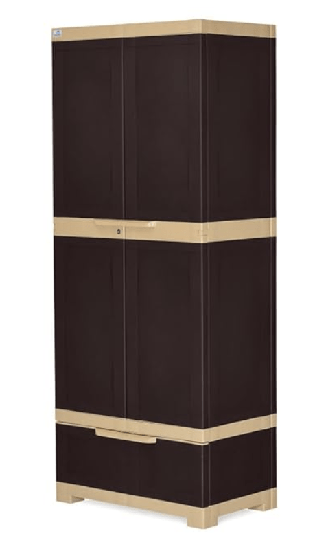 Nilkamal Freedom FMDR1B with Drawer Plastic Cabinet for Storage| Space & Clothes Organizer| Crockery Shelves| Wardrobe| Living Room| Adult & Kids| Multipurpose for Home Kitchen & Office - Image 3